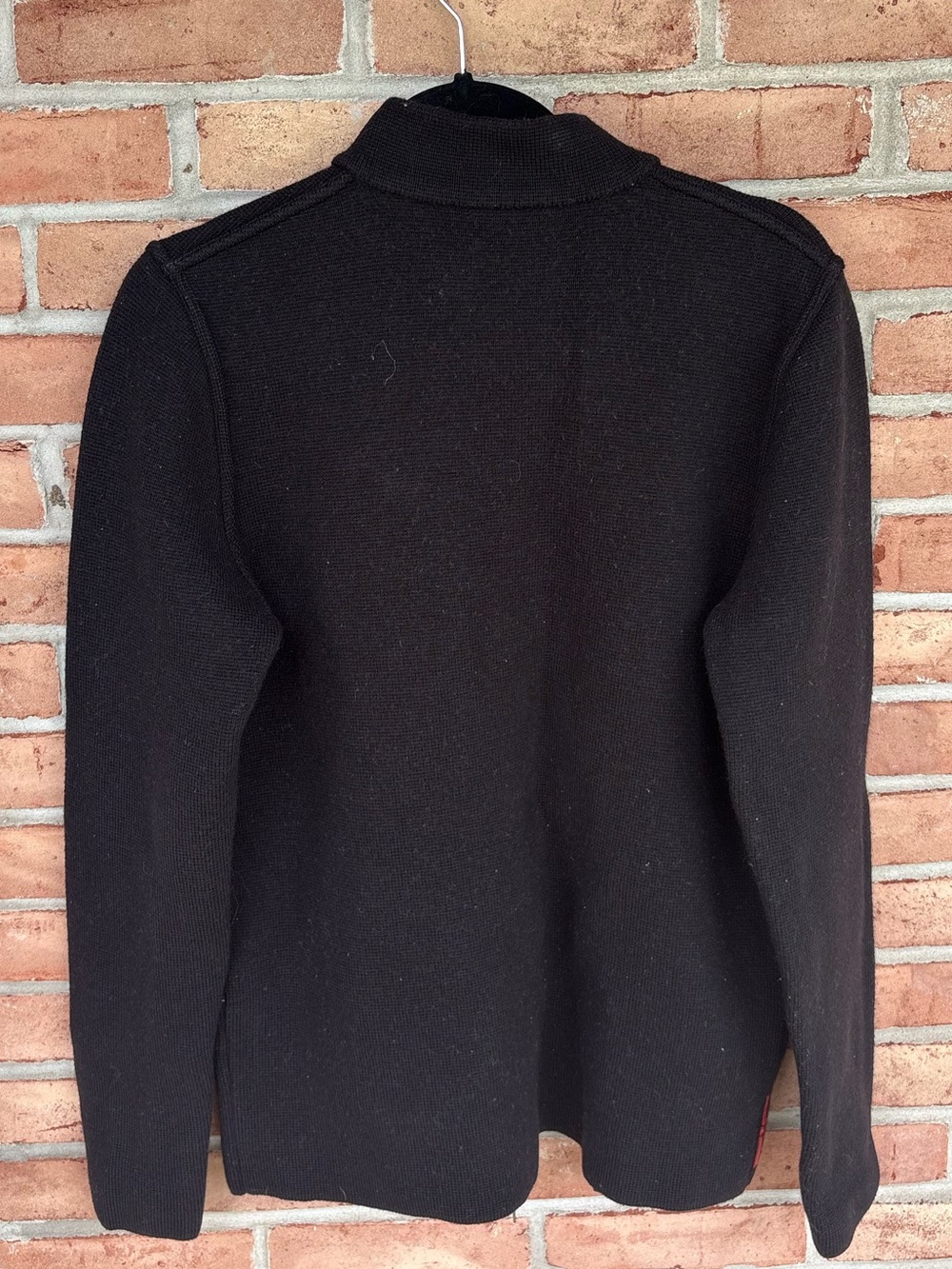 Prada Black Turtleneck Knit Sweater for Men